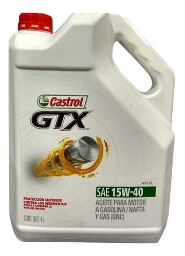 Aceite Castrol Gtx 15w40 4l