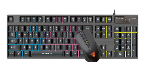 Pack Gamer Teclado Y Mouse Fantech Kx302 Major