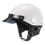 Casco De Moto Vintage Para Hombre Y Mujer