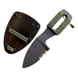 Cuchillo Táctico Cross Neck Knife Funda Rígida Colgante