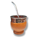 Mate Imperial Xl Con Bombilla Pico De Loro Cuchara Premium