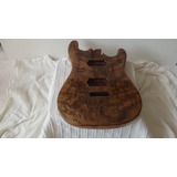 Corpo De Guitarra Kit P/ Montar- Custom Única - Pirografado