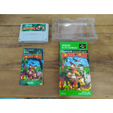 Super Donkey Kong 1 C/ Caixa E Manual P/ Super Famicom Origi