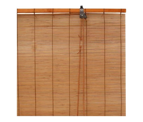 Persiana Enrollable 120x165 Cm Bambú Cedro