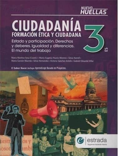 Ciudadania 3 Es Huellas - Formacion Etica Y Ciudadana