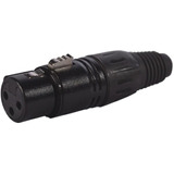 Conector Canon Hembra Xlr Proel Xlr3fvbk Por Pieza