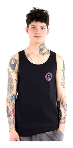 Polera Sin Mangas De Hombre Spitfire Big Head Negro