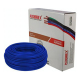 Cable Kobrex 100 Mts. Cal. 10 100% Cobre Thw-ls/thhw-ls Color De La Cubierta Azul