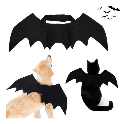 Ropa Divertida De Halloween For Perros Gatos Con Alas De