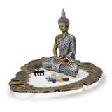 Jardim Zen Buda Hindu Tibetano Chakras Energias Base Folha