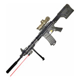 Rifle Juguete Hidrogel Automatico Manual +accesorios Gelsoft