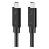 Cable Tipo C Para Cable De Datos Thunderbolt 3, 40 Gbps, Vel