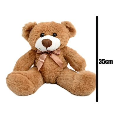 Lindo Osito Peluche Felpa Oso Bear Muñeco Juguete Color Café oscuro | MercadoLibre