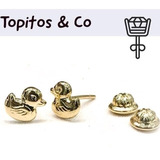 Topos De Oro 18k Sistema Para Bebe Pato