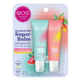 Eos 24h Moisture Super Lip Balm 2pack Balsamo Mango Y Sandia