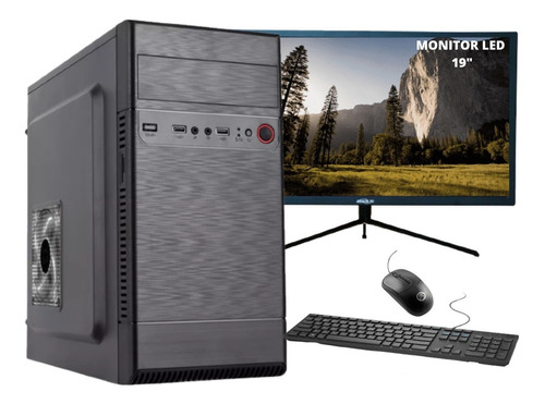 Cpu Pc Desktop Intel I5, 8gb Ram, Ssd 480gb, Monitor 19 Wifi