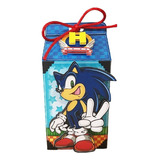 30 Caixinha Caixa Milk Personalizada Sonic