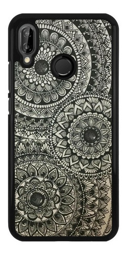 Funda Protector Para Huawei Mandala Mujer Flor Moda 02