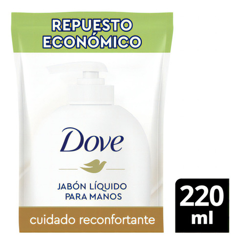 Dove Jabon Liquido Cuidado Reconfortante Repuesto X 220ml
