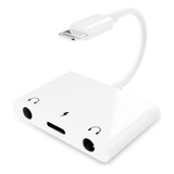 Adaptador Lightning A Jack 3 1 Dual 0.138 In iPhone 11 / Xs