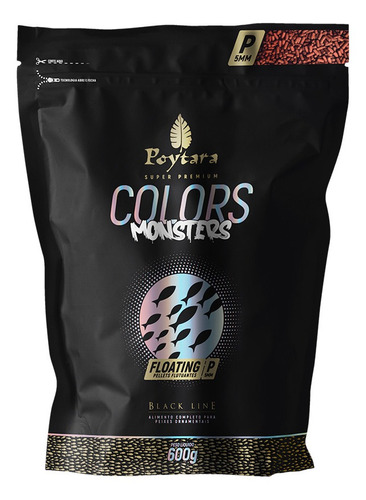 Ração Poytara Colors Monsters P Floating 600g 