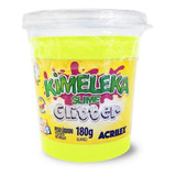 Slime Kimeleka Glitter Lavável Original Acrilex 180g C/1 Un 