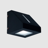 Aplique Difusor Pared 1 Luz G9 Exterior Apto Led Negro