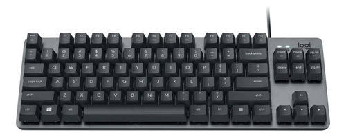 Teclado Gamer Logitech K835 Tkl Qwerty Español España Color Negro