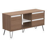 Vajillero Modular Nórdico Living Wengue Carvalho Mezzo 56878