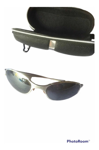 Óculos Sol Oakley De Metal Antigo Com + 2 Par Lente Raridade