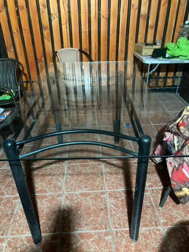 Mesa De Vidrio Cuadrada