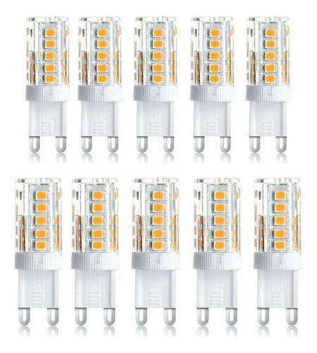 Bombilla Led G9, Luz Halógena, Duradera, Fría Y Cálida, Blan