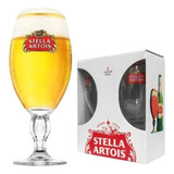 2 Copas Cerveza Stella Artois Originales 330 Ml Caja Regalo