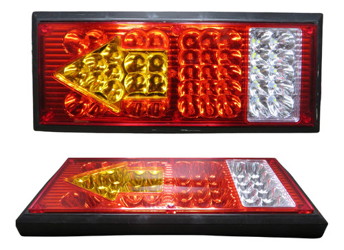 Foco Luz Trasero 24v Iluminación 86 Led Par Camión Carro New