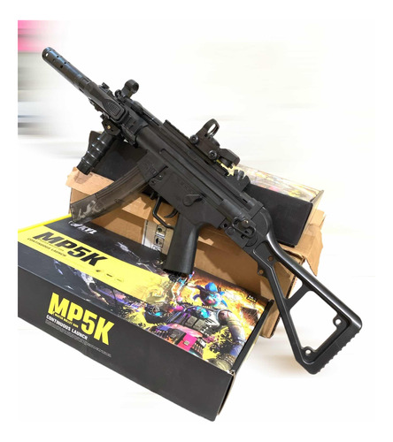 Rifle Hidrogel Mp5k Full Accesorios (25.000 Orbis) Realista!