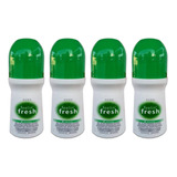 Conjunto De 4 avon Feelin 'fresh Roll-on Anit-perspiran