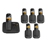 Kit Telefone Sem Fio Ts 3130 + 5 Ramais Ts 3111 Intelbras