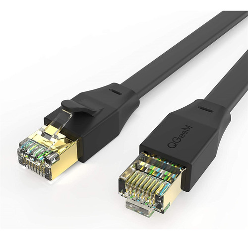 Cable De Red Cat8 Ethernet Conector Rj45 40 Gbps Plano 0.92m