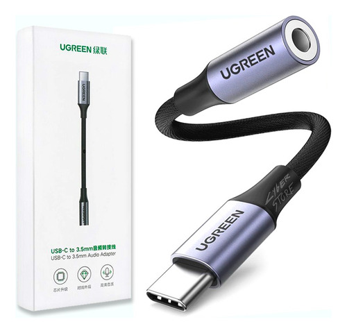 Ugreen Adaptador Usb C Para P2 3.5mm Samsung S21 Note10 iPad