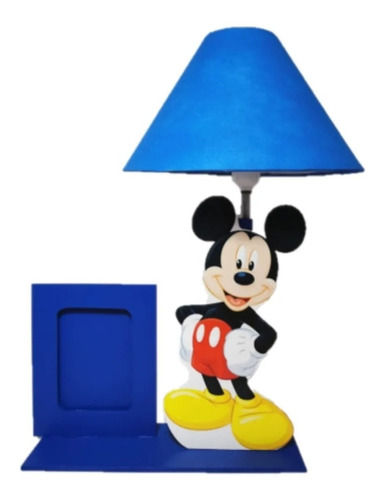 Lampara Mickey Mouse Centro De Mesa Infantil 12 Piezas