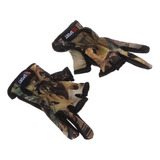 Par Guantes De Pesca De Camuflaje Antideslizante Palm 3