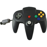 Control Para Nintendo 64 N64 Con Cable Teknogame - Negro