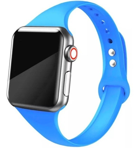 Correa Delgada Para Apple Watch De Silicón Suave Y Fino