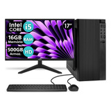 Computador Completo Intel I5 16gb Hd 500gb 17 Strong Tech