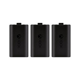 Kit 3 Bateria Controle Xbox Series E One X/s Original S/cabo