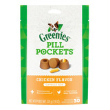 Greenies Pill Pockets Para Dar Medicina Al Perro Pollo 30pz