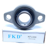 Kit C/02 - Mancal Kfl006 + Rolamento Para Eixo De 30mm - Fkd