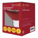Foco Luz Led Rojo Para Interiores/exteriores 9 Wts Illumin8