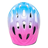 Capacete Bike Infantil Jet Tomcat Degrade Ciclismo Patins Cor Azul/rosa Tamanho P