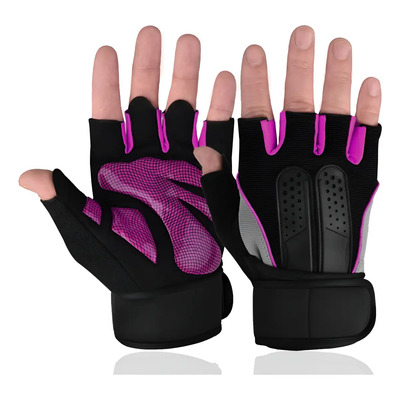 Guantes Gym Tacticos Para Hombre Y Mujer Con Protección Para La Muñeca,guantes De Ciclismo Transpirables Y... Liso